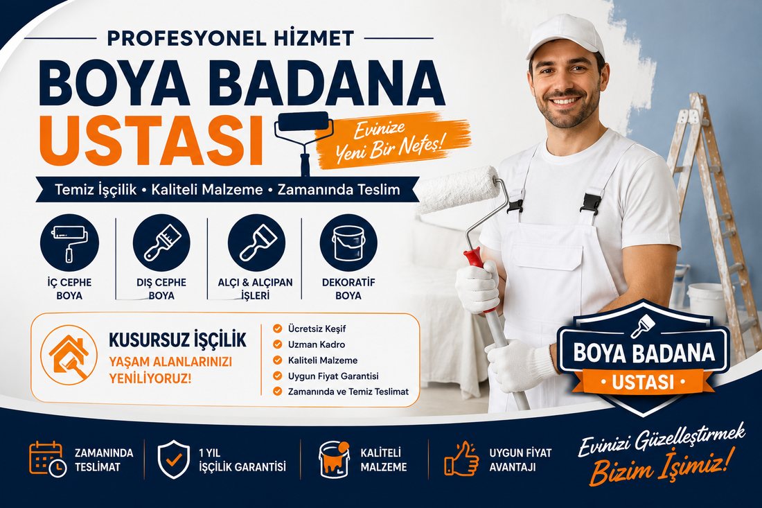 Kuruçeşme boya badana ustası – profesyonel boyacı